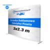 Ścianka Tekstylna Prosta 3х2.3 m