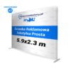 Ścianka Tekstylna Prosta 5.9х2.3 m